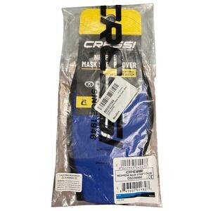Cressi Neoprene Mask Strap Cover Blue Black Scuba Snorkel DS339992 NEW